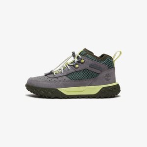 Baby shoes - medium grey suede