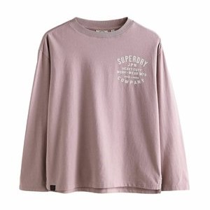 WORKWEAR PRINTED - Long sleeved top - lilac purple WORKWEAR PRINTED - Long sleeved top - lilac purple