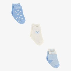 3ER-PACK - Socks - mehrfarbig grundton blau 3ER-PACK - Socks - mehrfarbig grundton blau