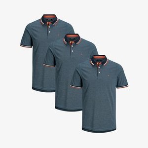 3ER PACK  - Polo shirt - denim blue 3ER PACK  - Polo shirt - denim blue