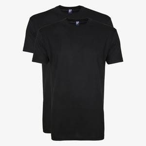 VIRGINIA O-NECK 2-PACK - Basic T-shirt - zwart VIRGINIA O-NECK 2-PACK - Basic T-shirt - zwart