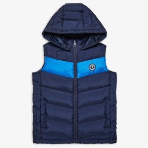 WESTE THBCOLOUR BLOCK DOOTA - Waistcoat - blue WESTE THBCOLOUR BLOCK DOOTA - Waistcoat - blue