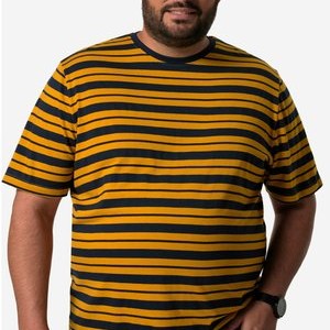 HALBARM, RINGEL, BIS 8 XL - Print T-shirt - curry HALBARM, RINGEL, BIS 8 XL - Print T-shirt - curry