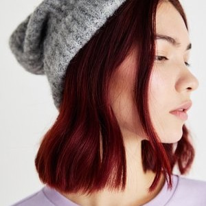 BRUSHED BEANIE - Beanie - mid grey melange