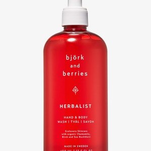 BJÖRK & BERRIES DUSCHGEL HERBALIST HAND & BODY WASH - Shower gel - transparent BJÖRK & BERRIES DUSCHGEL HERBALIST HAND & BODY WASH - Shower gel - transparent