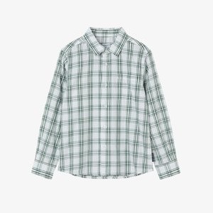 CLASSIC LONG-SLEEVE CHECKED - Button-down blouse - pineneedle CLASSIC LONG-SLEEVE CHECKED - Button-down blouse - pineneedle