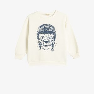 ANIMAL PRINTED - Sweatshirt - white ANIMAL PRINTED - Sweatshirt - white