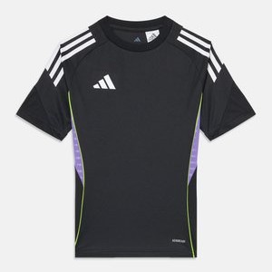 TIRO25C YOUTH UNISEX - Football shirt - black/purple rush TIRO25C YOUTH UNISEX - Football shirt - black/purple rush
