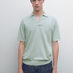 LIGHTWEIGHT V-NECK - Polo shirt - evergreen LIGHTWEIGHT V-NECK - Polo shirt - evergreen