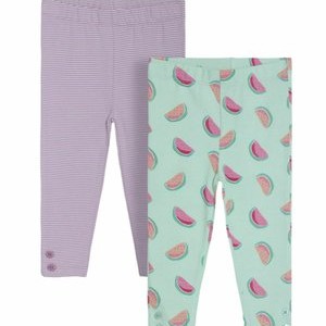 2 PACK - Leggings - Trousers - mint green watermelon 2 PACK - Leggings - Trousers - mint green watermelon