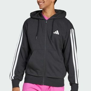 Zip-up sweatshirt - black white Zip-up sweatshirt - black white