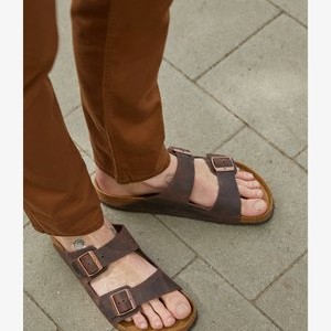 SCHUHE ARIZONA FETTLEDER NORMAL REGULAR - Sandals - brown SCHUHE ARIZONA FETTLEDER NORMAL REGULAR - Sandals - brown