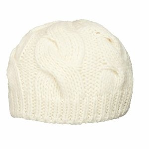 BRAIDED - Beanie - white BRAIDED - Beanie - white