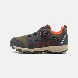 AGRAVIC TRAIL UNISEX - Hiking shoes - olive strata/semi impact orange/wonder beige AGRAVIC TRAIL UNISEX - Hiking shoes - olive strata/semi impact orange/wonder beige