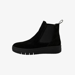Platform ankle boots - black