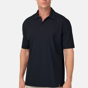 B TECH COOL JADE OPEN NECK - Polo shirt - navy blue B TECH COOL JADE OPEN NECK - Polo shirt - navy blue