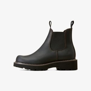 Ankle boots - black deertan Ankle boots - black deertan