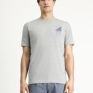GEMUSTERTES - Print T-shirt - medium grey GEMUSTERTES - Print T-shirt - medium grey
