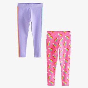 BY JOOLS OLIVER SET 2 PACK - Leggings - Trousers - pink lilac BY JOOLS OLIVER SET 2 PACK - Leggings - Trousers - pink lilac