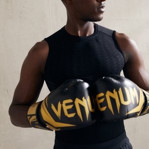VENUM CHALLENGER 3.0 BOXING GLOVES UNISEX - Boxing gloves - black/gold VENUM CHALLENGER 3.0 BOXING GLOVES UNISEX - Boxing gloves - black/gold