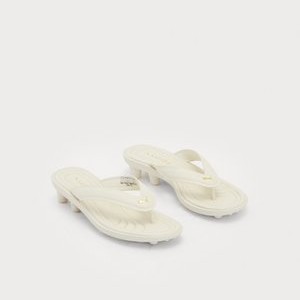 CAT CLEAT L - Pool slides - alpine snow/gold-coloured CAT CLEAT L - Pool slides - alpine snow/gold-coloured