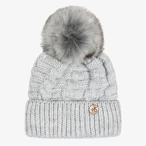 Beanie - winter frost grey