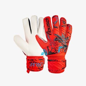 ATTRAKT SOLID UNISEX - Goalkeeping gloves - bright red future blue ATTRAKT SOLID UNISEX - Goalkeeping gloves - bright red future blue