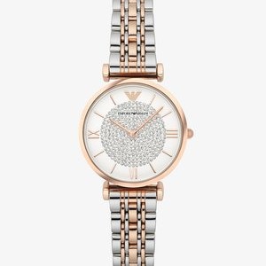 Watch - silver-coloured/rosegold-coloured Watch - silver-coloured/rosegold-coloured
