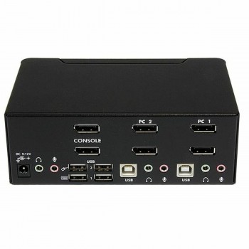 Коммутатор KVM с 2 портами Startech SV231DPDDUA Чёрный