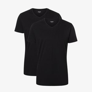2ER-SET - Basic T-shirt - black 2ER-SET - Basic T-shirt - black
