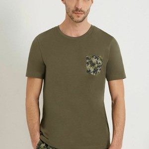 CAMOUFLAGE  - Print T-shirt - army green camo