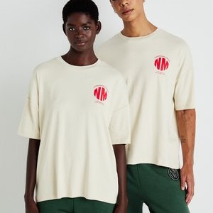 NMMOCCA UNISEX - Print T-shirt - birch