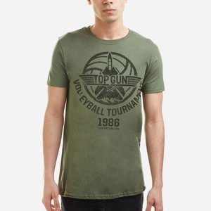 TOP GUN VOLLEYBALL - Print T-shirt - dark green TOP GUN VOLLEYBALL - Print T-shirt - dark green