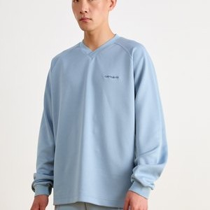 BOLAN V-NECK - Sweatshirt - dusty ice/positano BOLAN V-NECK - Sweatshirt - dusty ice/positano