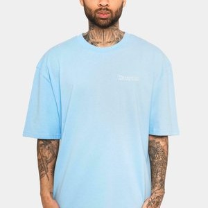 HEAVY EMBO - Basic T-shirt - babyblue HEAVY EMBO - Basic T-shirt - babyblue