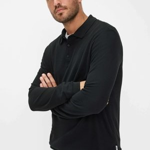 STYLE PAROS - Polo shirt - black STYLE PAROS - Polo shirt - black
