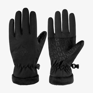 WASSERDICHTE WINTER SOFTSHELL THERMOHANDSCHUHE - Gloves - schwarz