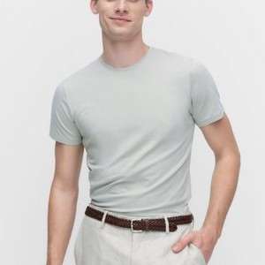CORE ROUNDNECK - Basic T-shirt - misty green CORE ROUNDNECK - Basic T-shirt - misty green