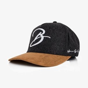 B SCRIPT - Cap - Charcoal B SCRIPT - Cap - Charcoal