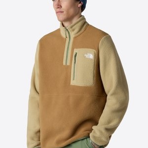 YUMIORI 1/4 ZIP - Fleece jumper - utility brown khaki stone bark mist YUMIORI 1/4 ZIP - Fleece jumper - utility brown khaki stone bark mist