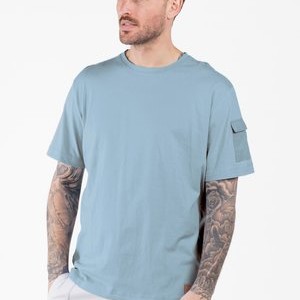 COVER ROUND-LOOSE - Print T-shirt - sea blue COVER ROUND-LOOSE - Print T-shirt - sea blue