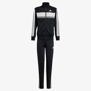 TIBERIOERIO JUNIOR UNISEX - Tracksuit - black/white/grey two TIBERIOERIO JUNIOR UNISEX - Tracksuit - black/white/grey two