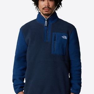 YUMIORI 1/4 ZIP - Fleece jumper - summit navy-estate blue-summit navy YUMIORI 1/4 ZIP - Fleece jumper - summit navy-estate blue-summit navy