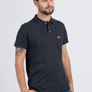Polo shirt - dark grey melange Polo shirt - dark grey melange