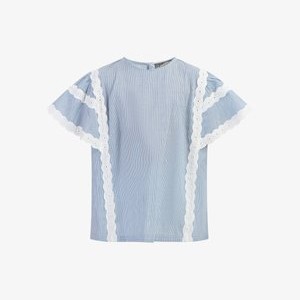 Blouse - hellblaue dünne streifen Blouse - hellblaue dünne streifen