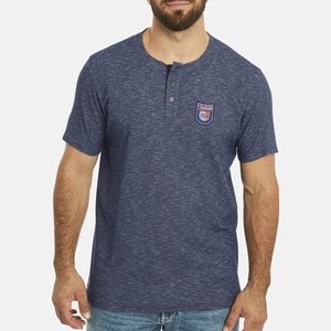 BENKT - Basic T-shirt - dunkelblau melange BENKT - Basic T-shirt - dunkelblau melange