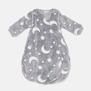 KUSCHEL-SCHLAFSACK UNISEX - Baby's sleeping bag - grau-mélange KUSCHEL-SCHLAFSACK UNISEX - Baby's sleeping bag - grau-mélange