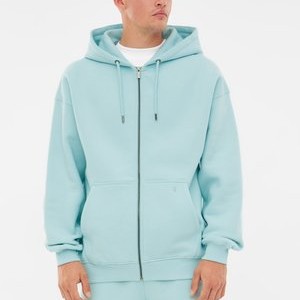 CALEB - Zip-up sweatshirt - ice blue CALEB - Zip-up sweatshirt - ice blue