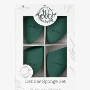 SO ECO DEFINER SPONGE SET - Makeup brush set - stone, blue & white SO ECO DEFINER SPONGE SET - Makeup brush set - stone, blue & white