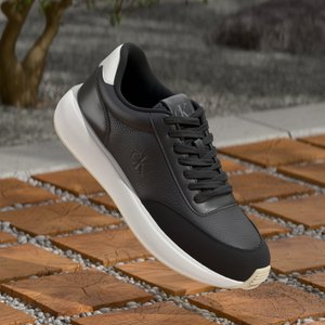 ATHLEISURE RUNNER - Trainers - black/bright white ATHLEISURE RUNNER - Trainers - black/bright white